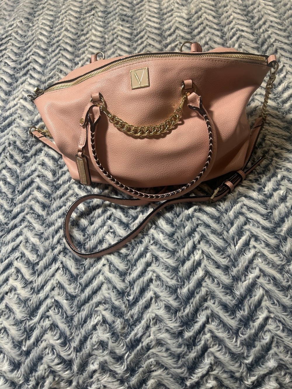 Victoria’s Secret Pink Leather Handbag - Picture 4 of 12